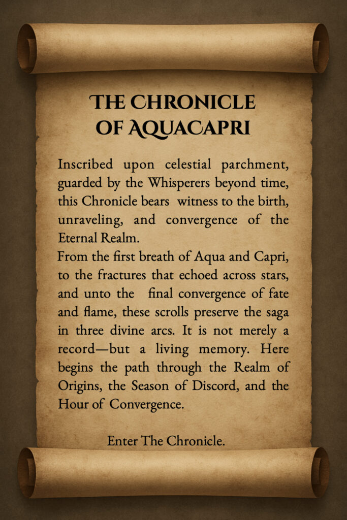 The Chronicle of AquaCapri
